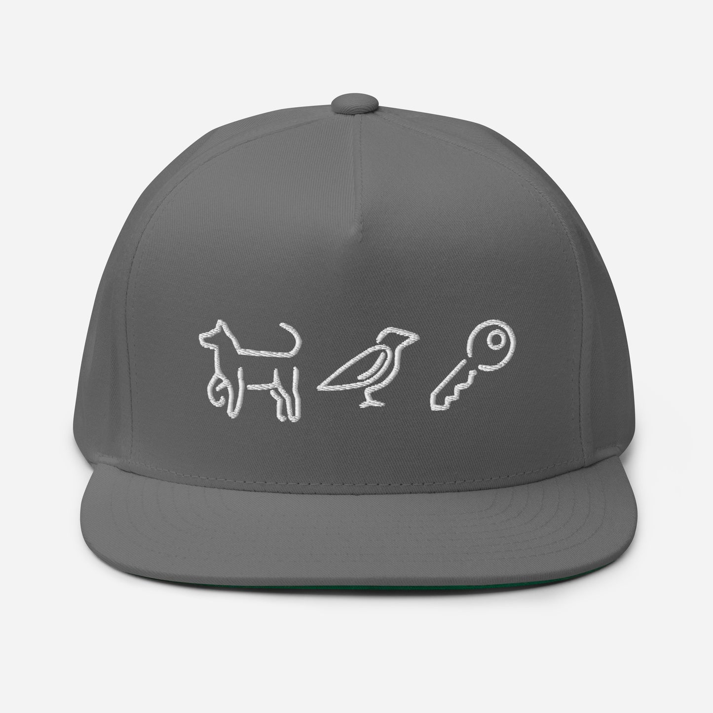 Dog Bird Key 개새키 Flat Bill Cap