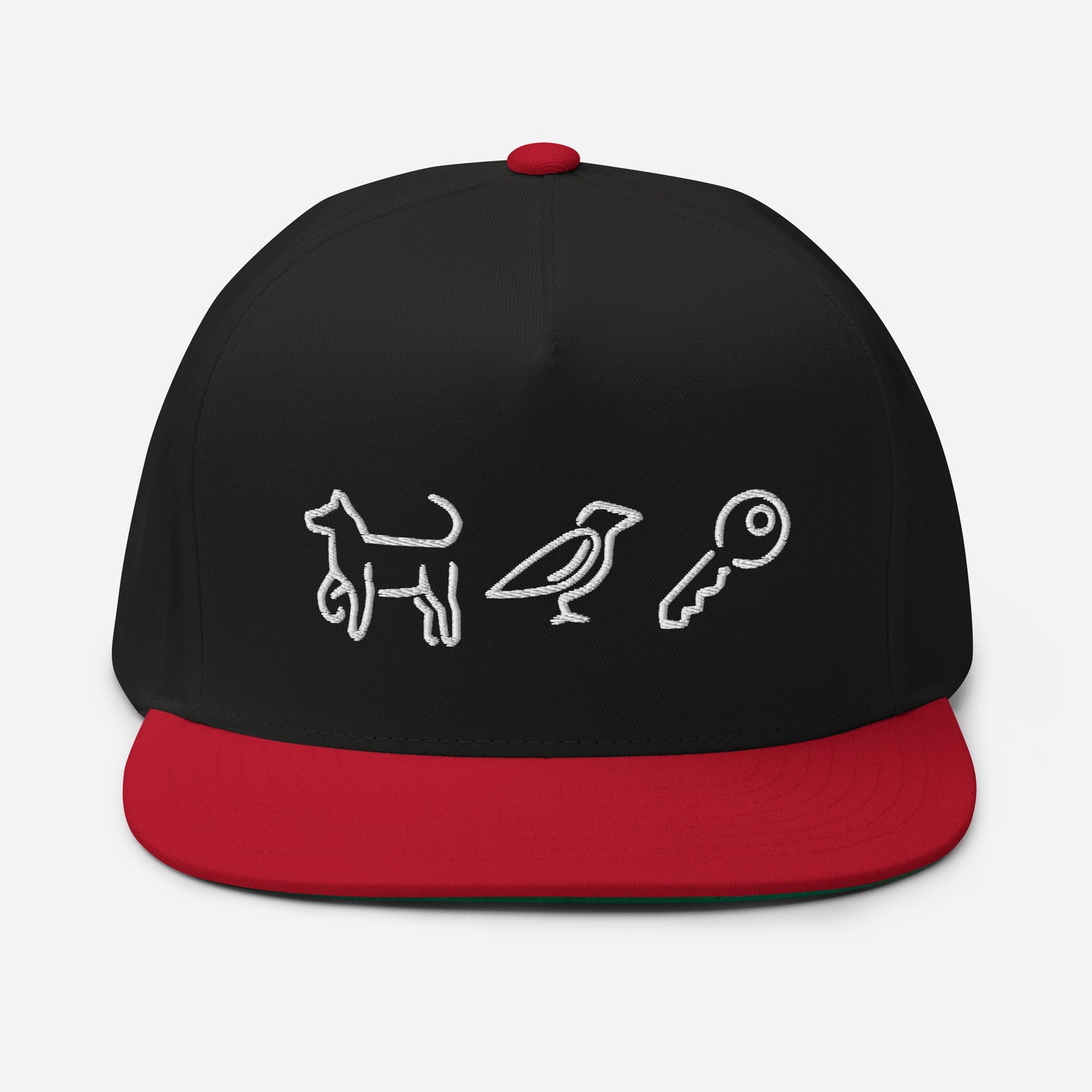 Dog Bird Key 개새키 Flat Bill Cap